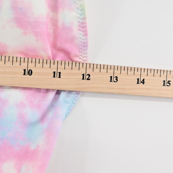 SOLID STRIPED x REDONE Swimsuit Womens Sz XS The Vince One‎ Piece Cutout Tie Dye - Picture 6 of 12